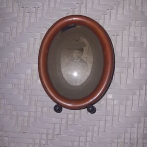 Vintage Oval Framed Portrait